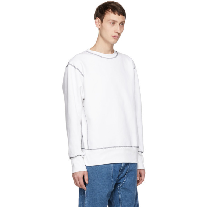 Eytys スウェット メンズ Eytys White Lennox Sweatshirt Eytys