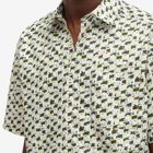 A.P.C. Men's Ross Short Sleeve Shirt in Dark Green