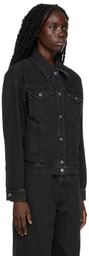 Kwaidan Editions SSENSE Exclusive Black Tailored Denim Jacket
