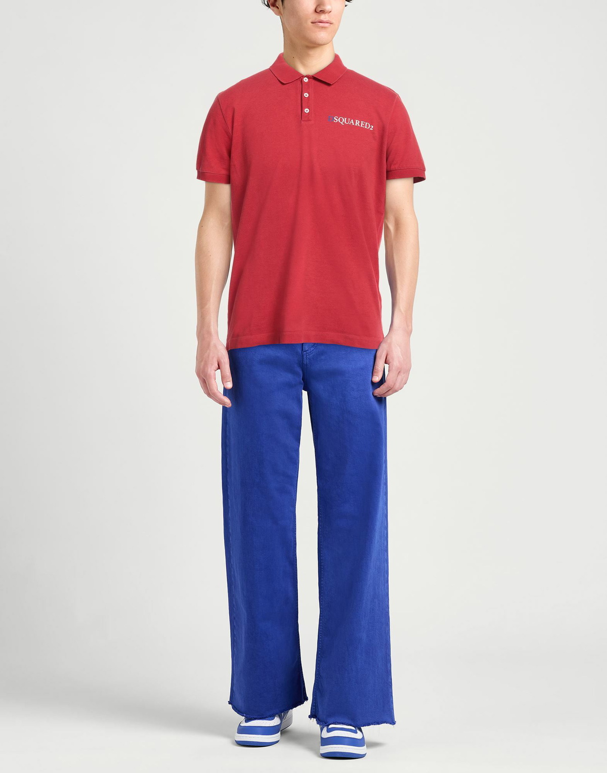 Dsquared2 Mens Polo shirt in Red