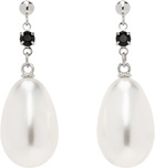 KIMHĒKIM Silver Pearl Earrings