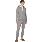 Loro Piana Grey Cashmere Portland Bomber Hoodie