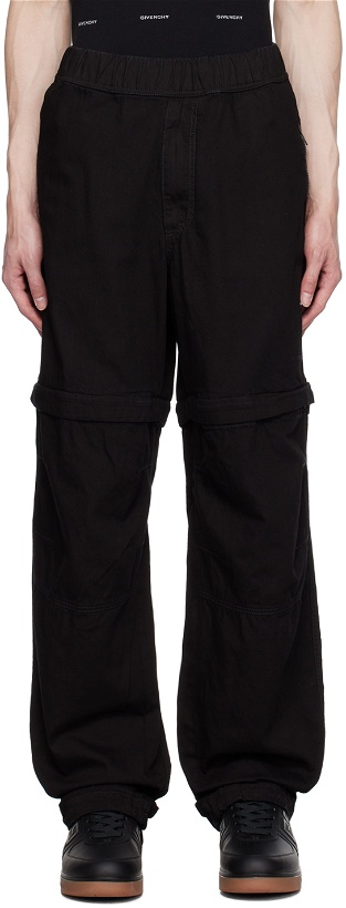 Photo: Givenchy Black Zip Off Jeans