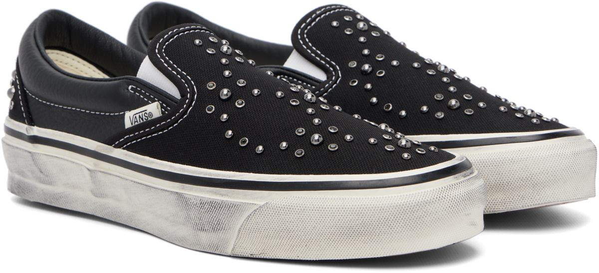 Vans Black Premium Classic Slip-On Sneakers