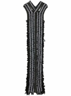 Sinead O'Dwyer Black Shibari Satin Maxi Dress
