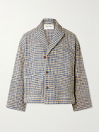 Story mfg. - Cove Checked Cotton Suit Jacket - Neutrals