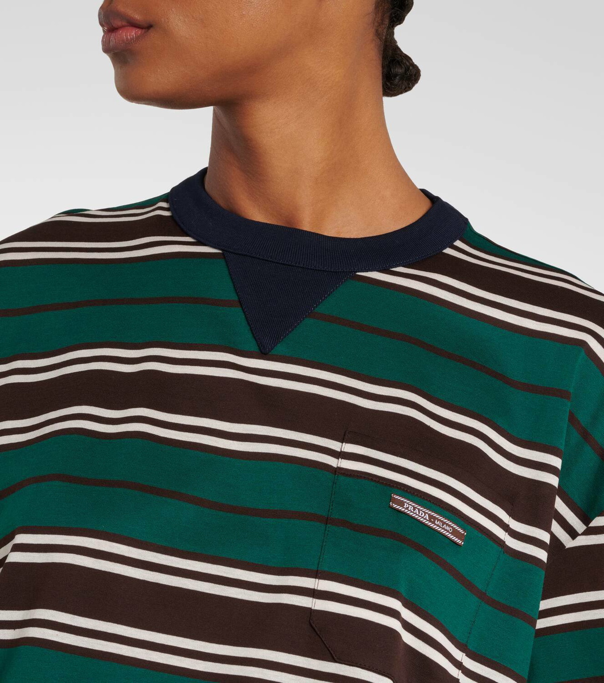 12ss Prada archive stripe long t shirt 12ss Prada archive stripe
