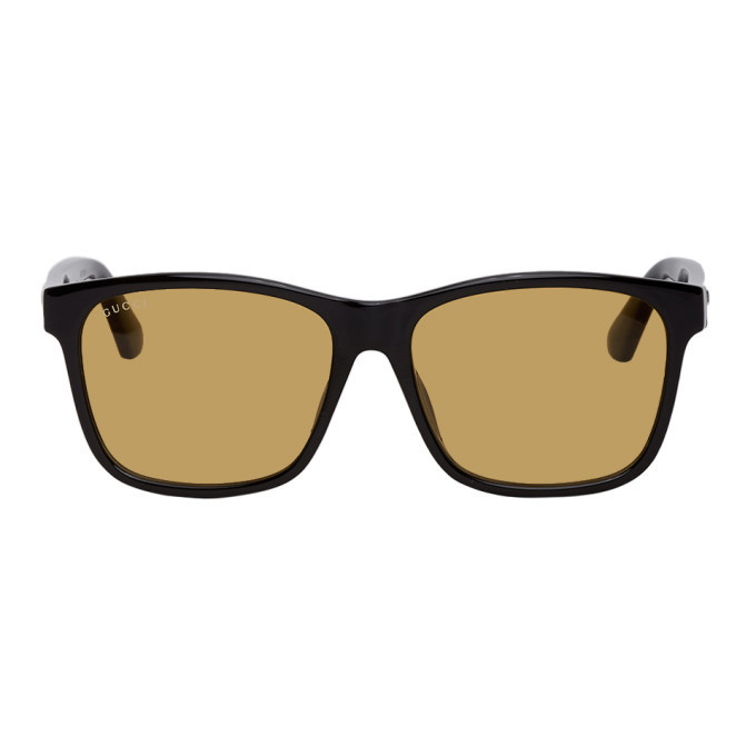 Photo: Gucci Black Square Sunglasses