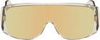 MM6 Maison Margiela Yellow Mask Sunglasses