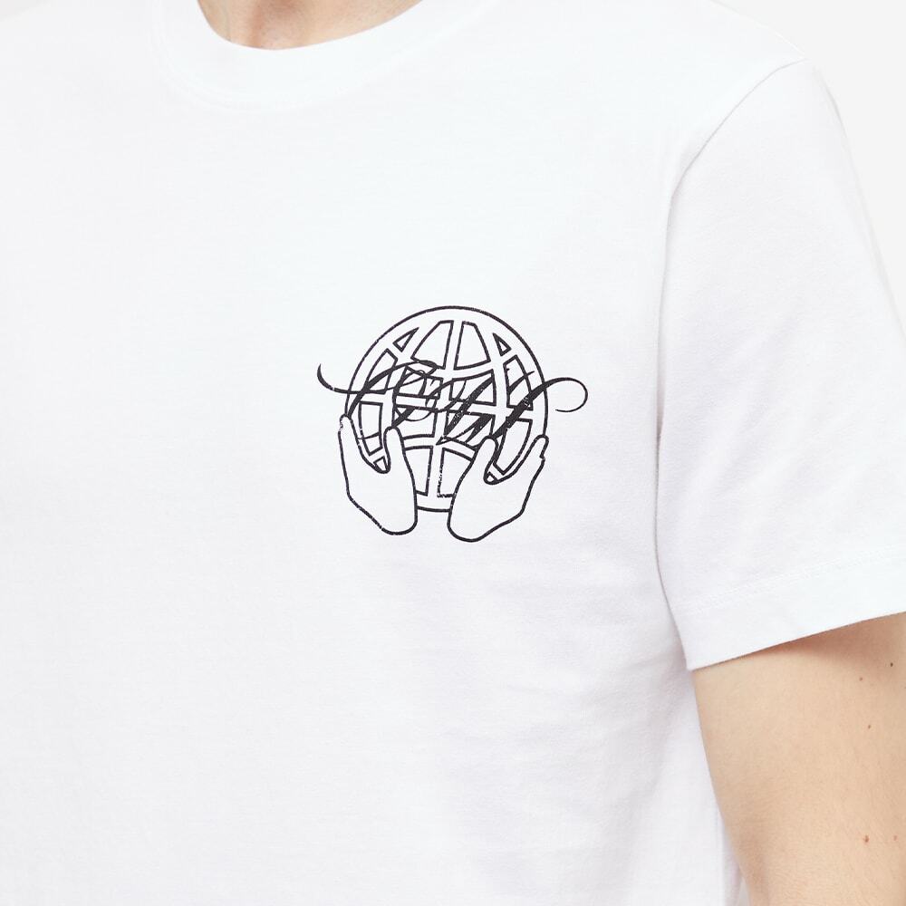Off-White Men's Hand Arrow Slim T-Shirt in White Off-White