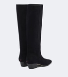 Aeyde Medea suede knee-high boots