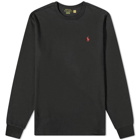 Polo Ralph Lauren Men's Heavyweight Long Sleeve T-Shirt in Polo Black
