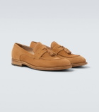 Eleventy Tasseled suede penny loafers