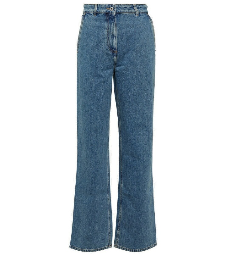Photo: Burberry High-rise straight jeans