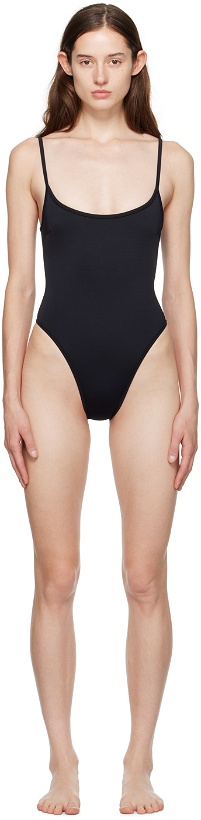 Photo: Haight SSENSE Exclusive Black Pipping Thidu Swimsuit