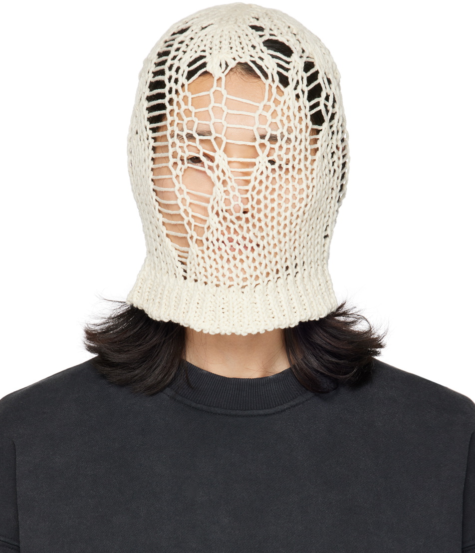 AIREI Off-White Mask Beanie