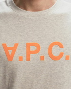 A.P.C. T Shirt Vpc Bicolore H Beige - Mens - Shortsleeves