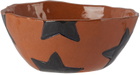 Harlie Brown Studio SSENSE Exclusive Black Stars Delight Cereal Bowl