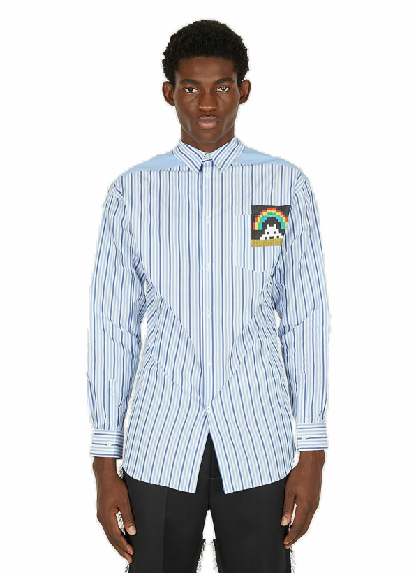 Photo: Striped Invader Shirt in Blue