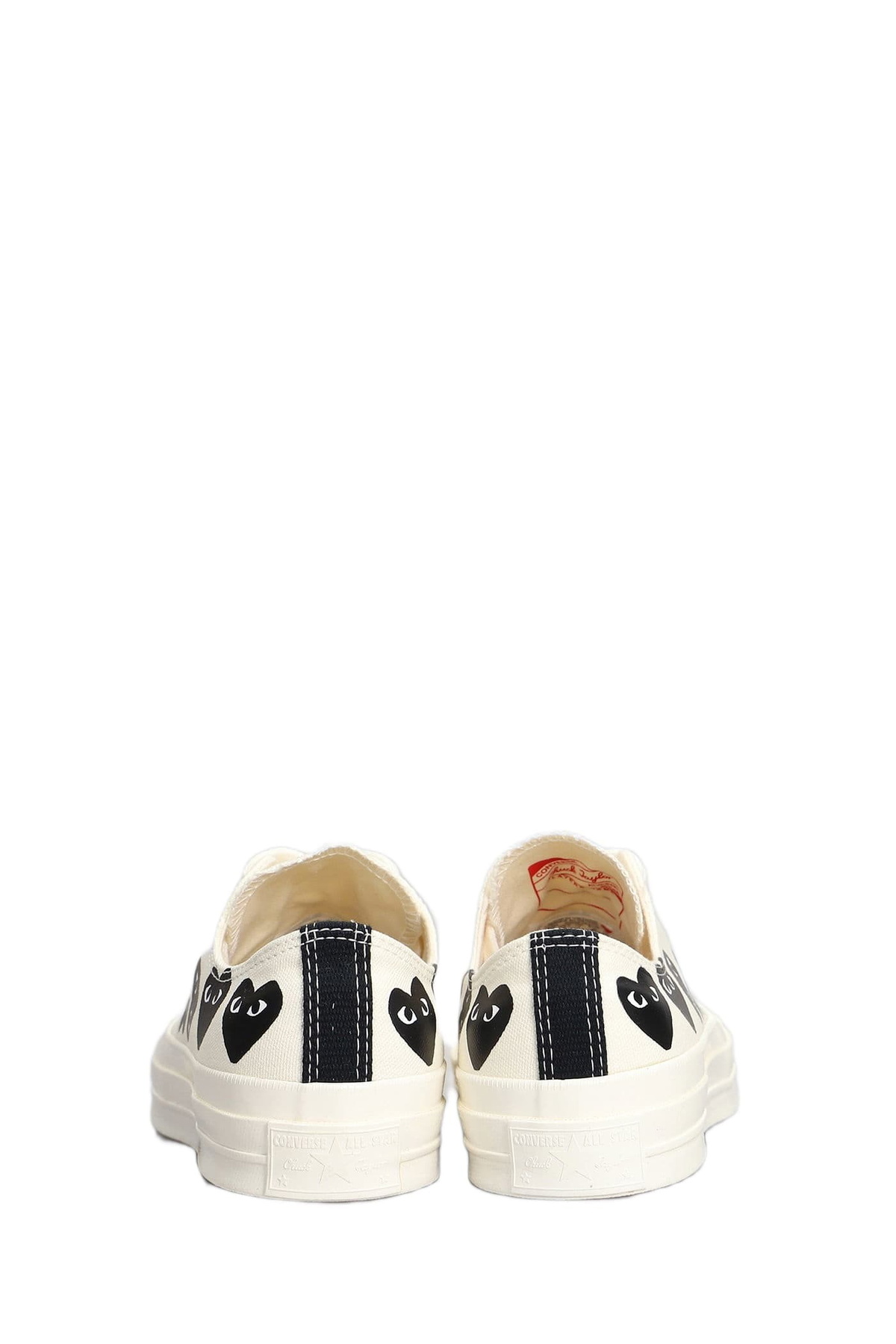 Comme des Garçons Play Chuck 70 Cdg Low Sneakers In Beige Cotton