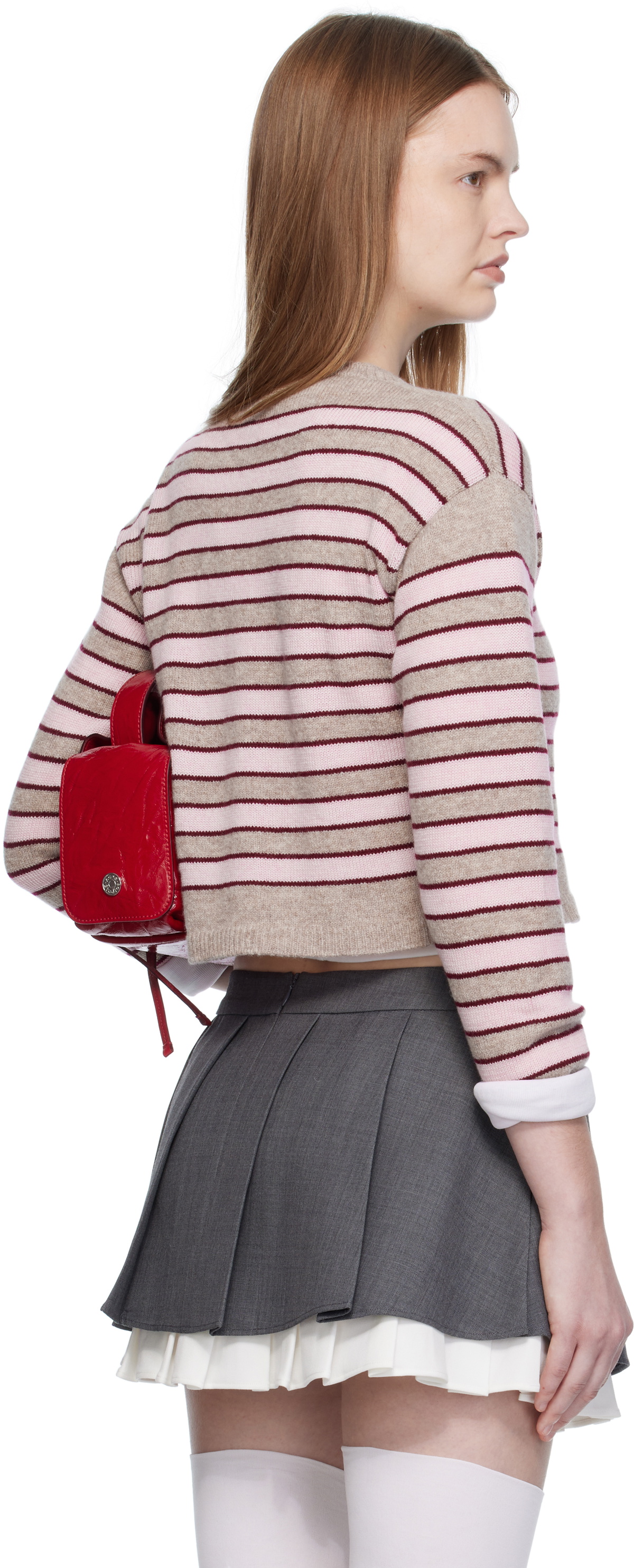 Ashley Williams Beige Molly Knit Sweater
