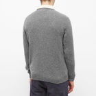 Country Of Origin Men's Ribbed Crew Knit in Grey Mix