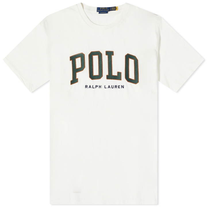 Photo: Polo Ralph Lauren Men's Polo College Logo T-Shirt in Nevis