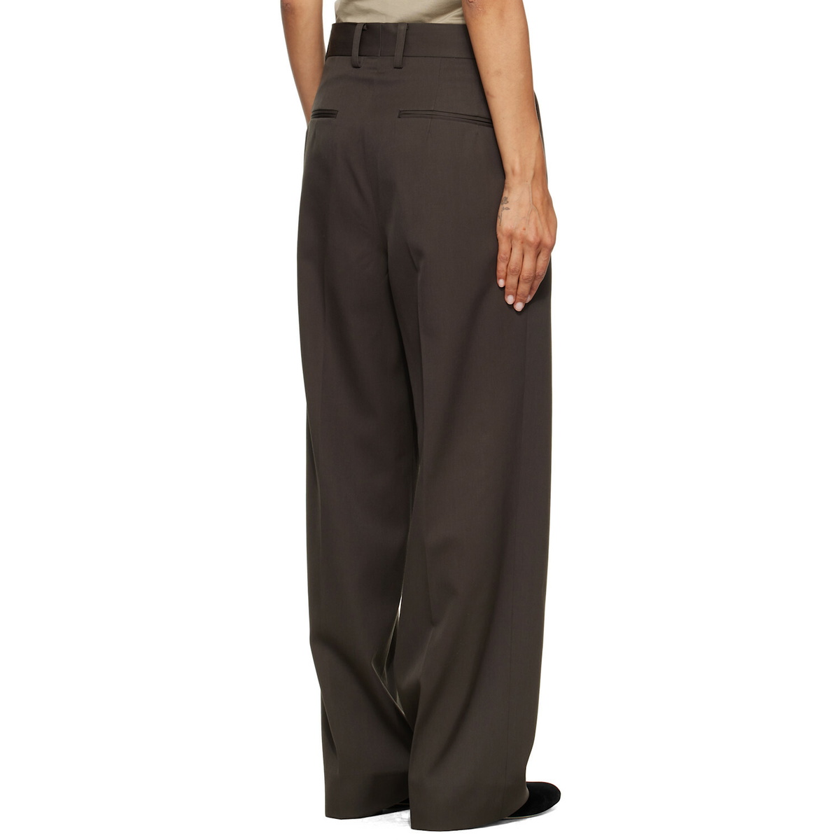 ssstein Gray Straight Trousers