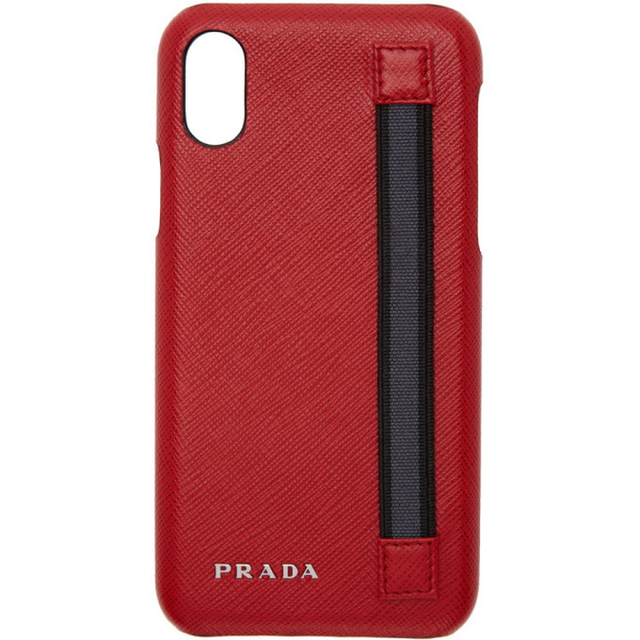 Photo: Prada Red Saffiano iPhone X Case