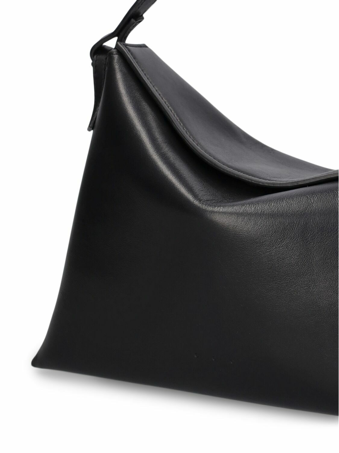 ◆AESTHER EKME 最新作◆ソフトレザー ショルダーバッグ/Black◆ AESTHER EKME - Mini Lune Smooth Leather Shoulder Bag Aesther