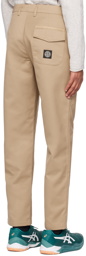 Stone Island Beige Patch Trousers