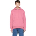 Helmut Lang Reversible Pink Jeremy Deller Dark Hoodie