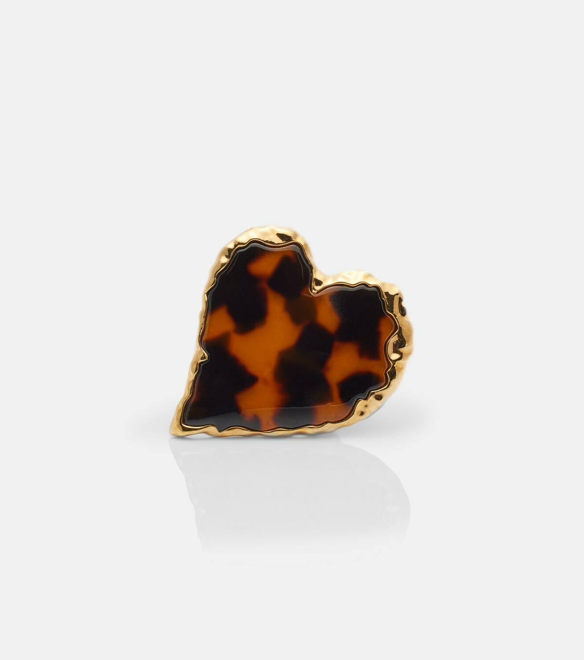 Oscar de la Renta Heart embellished ring