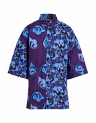 Versace Jeans Couture Mens Shirt in Purple