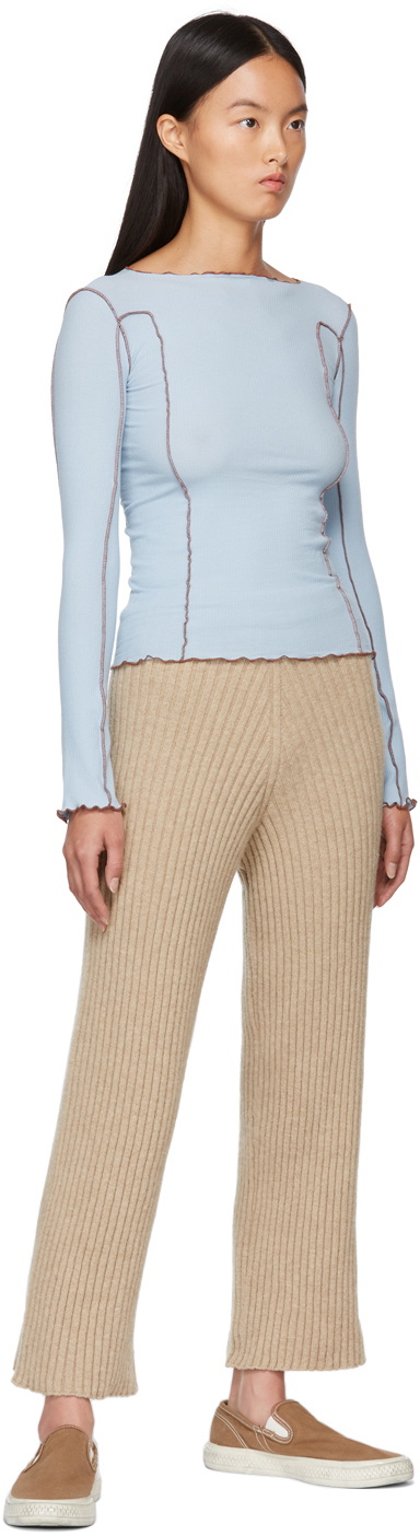 Baserange Beige Maru Lounge Pants Baserange