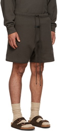 Fear of God ESSENTIALS Gray Flocked Shorts