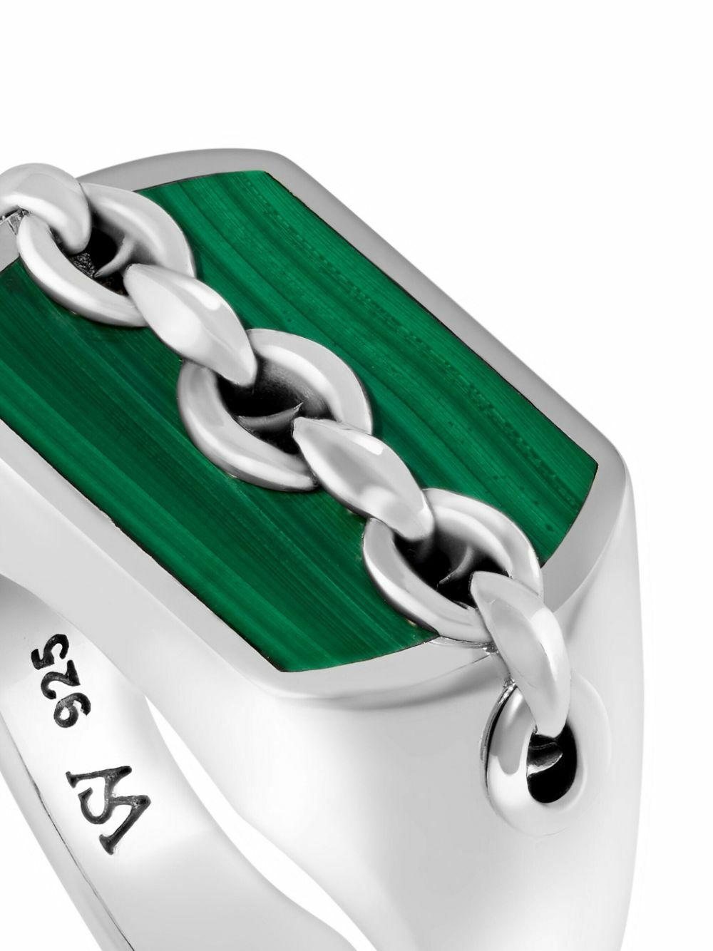 Stephen Webster Sterling Silver Inline Signet Ring