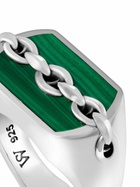 Stephen Webster Sterling Silver Inline Signet Ring