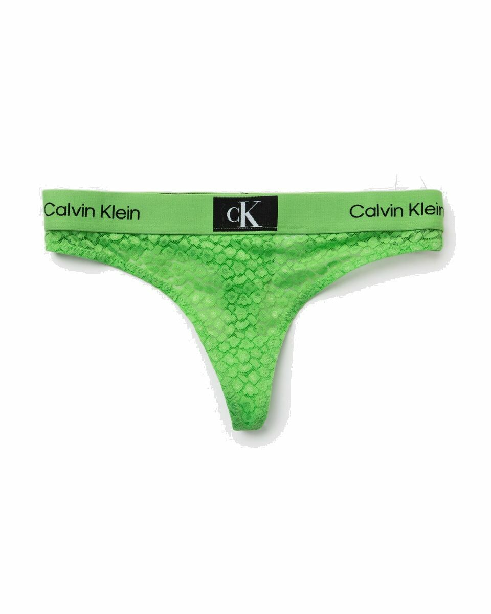 Photo: Calvin Klein Underwear Wmns Modern Thong Green - Womens - Panties