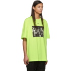 Off-White Green Spray Paint T-Shirt