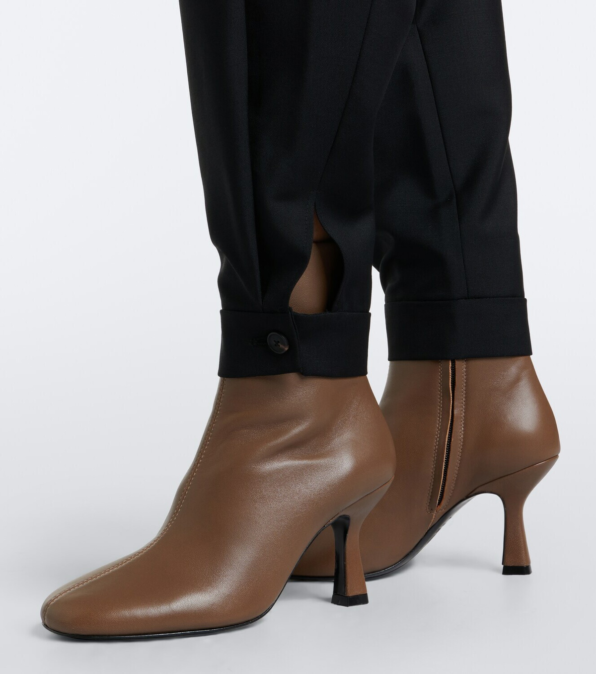 Souliers Martinez Talin leather ankle boots