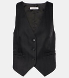 Dorothee Schumacher Modern Sophistication pinstripe wool vest