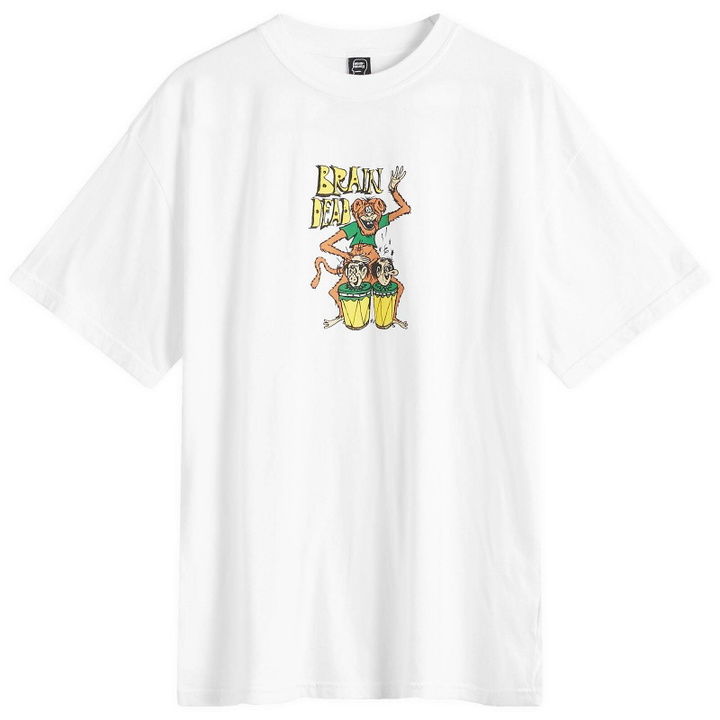 Photo: Brain Dead Men's Bongo Brain T-Shirt in White