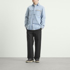 Gucci Men's Certified Cotton Denim Overshirt in Blue