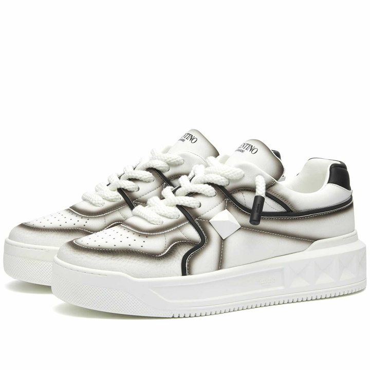 Photo: Valentino Men's One Stud XL Sneakers in White