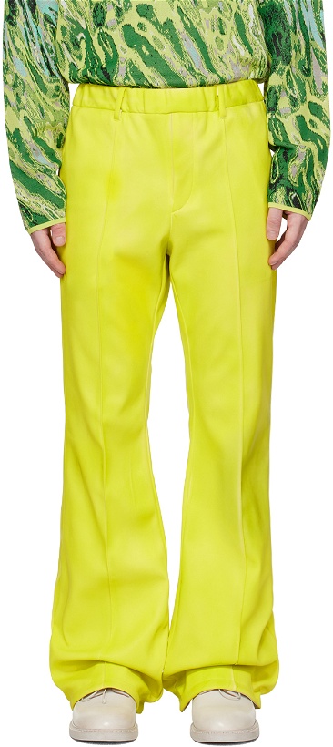 Photo: TAAKK Yellow Flared Trousers