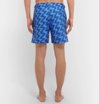 Orlebar Brown - Bulldog Mid-Length Printed Swim Shorts - Men - Blue