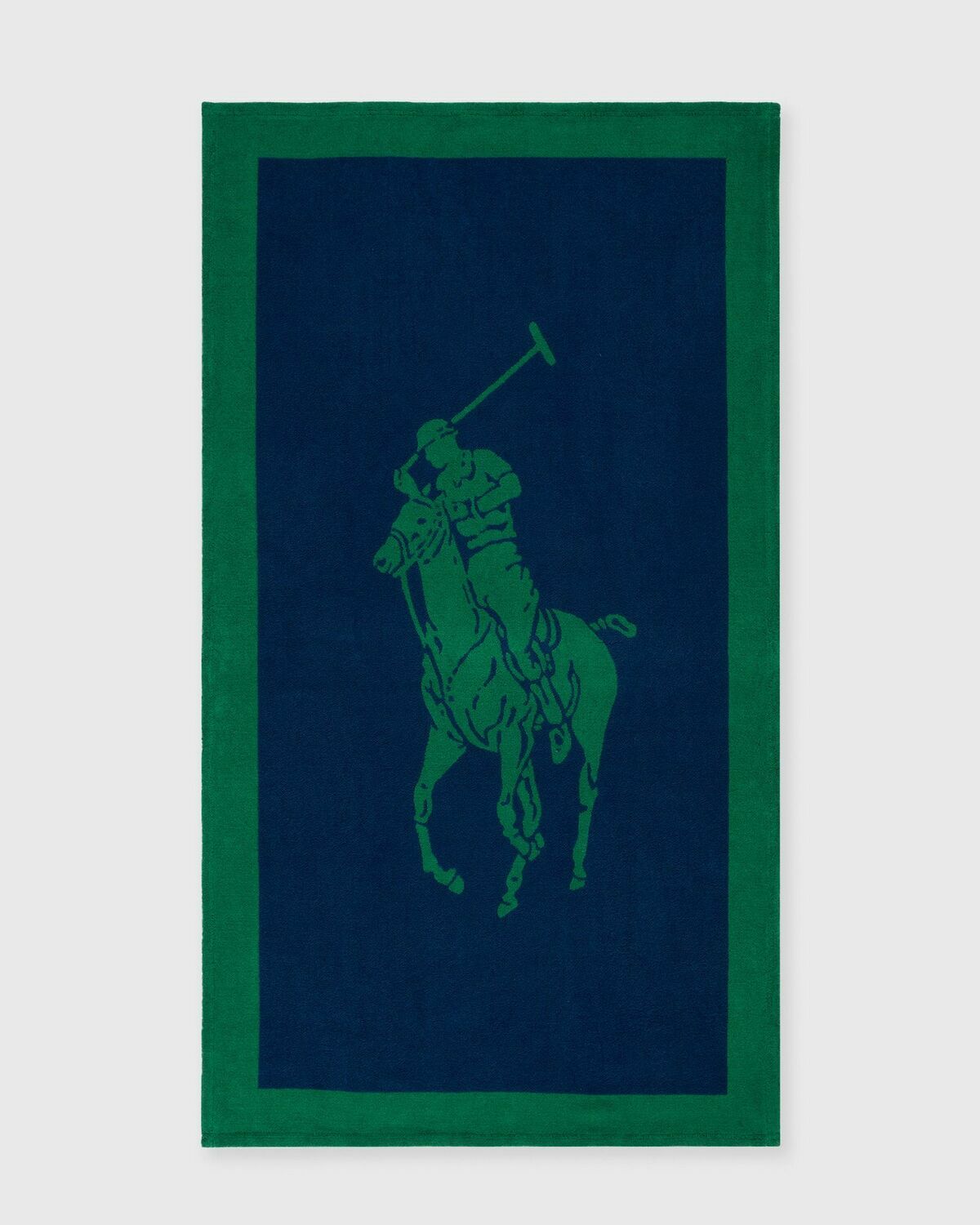 Polo Ralph Lauren Polo Jacquard Beach Towel 100 Cm X 170 Cm Blue/Green Bathing