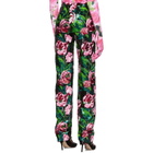 Richard Quinn Black Floral Embellished Trousers