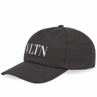 Valentino Men's VLTN Baseball Cap in Black/White